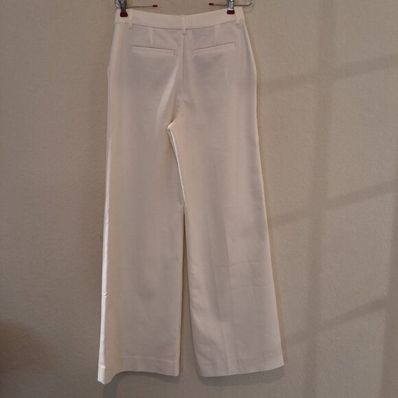 Lilly Pulitzer Colletti High Rise Wide Leg Trouser Pant SZ 6 Coconut White - Picture 5 of 11